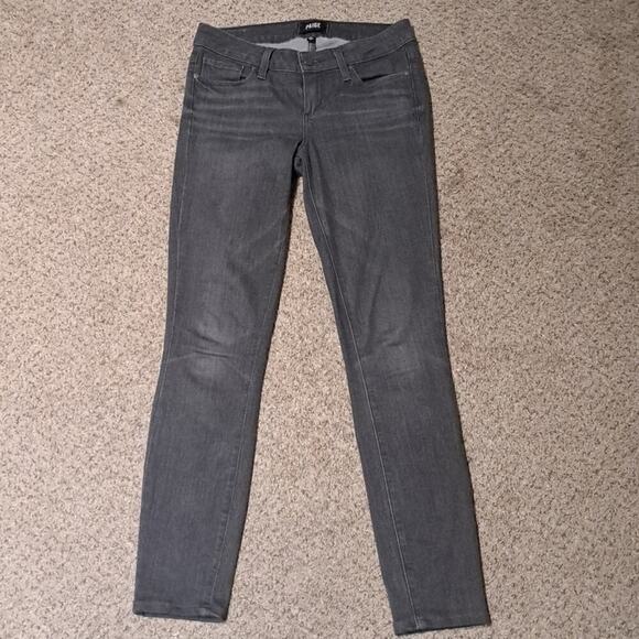 PAIGE sz25 Verdugo Ultra Skinny charcoal jeans, $175.00 - Picture 1 of 7
